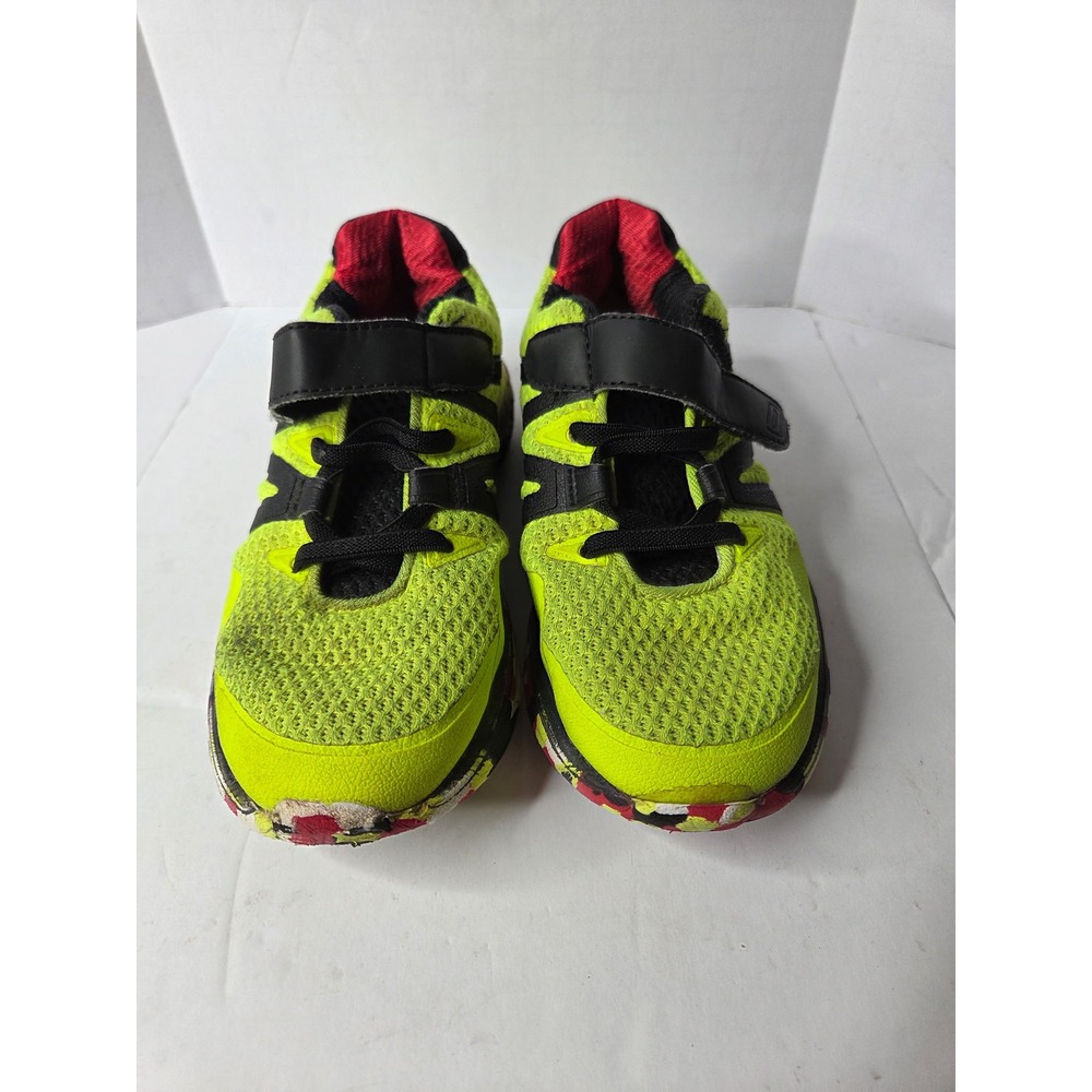 Fila Kids Neon Yellow Black Red Athletic Sneakers 3RM01704-704 Size 2